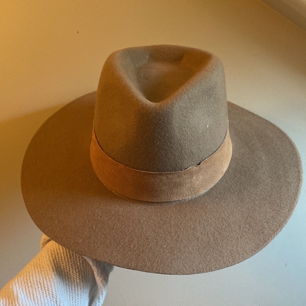 Wyeth Dylan Taupe Wool Hat